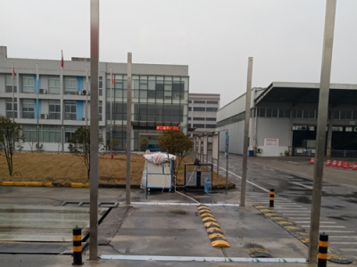 西班牙乐达集团广州公司汽车消毒现场