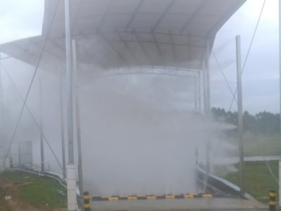 阳西温氏种猪场汽车消毒通道