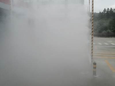 抗风型无通道房汽车消毒通道案例