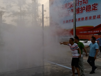海口港户外露天汽车消毒通道